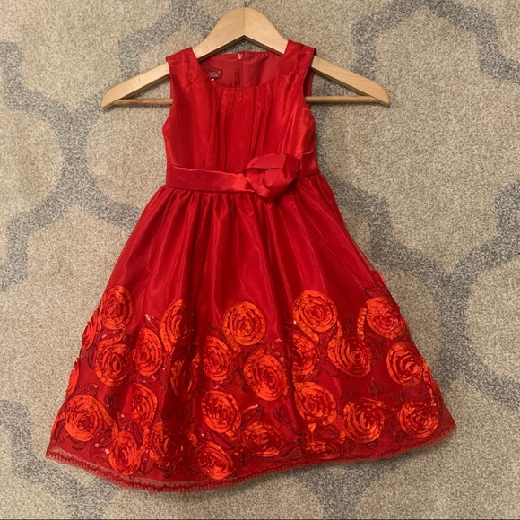 Macy's Dresses Macys Girls Red Holiday Dress Poshmark